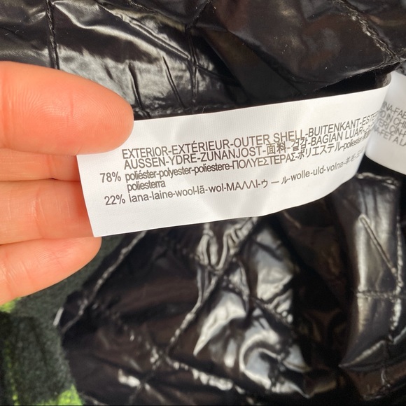 🌲 ZARA GREEN PLAID OVERSIZED WOOL BLEND WINTER JACKET! - Picture 12 of 16